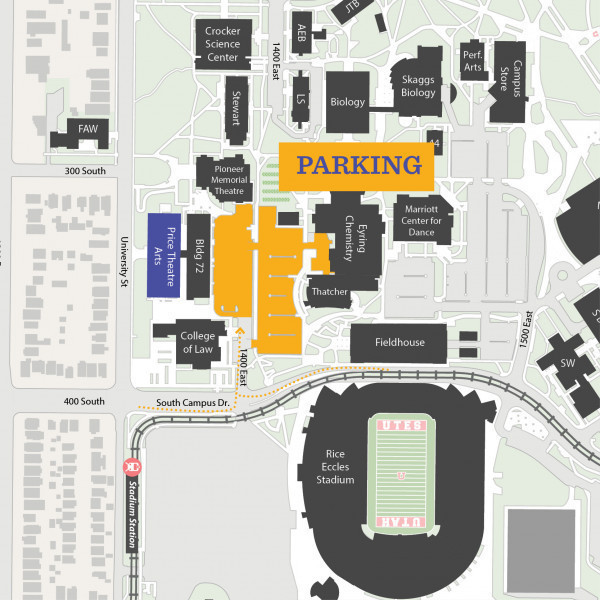 PTAB Tour Parking Map