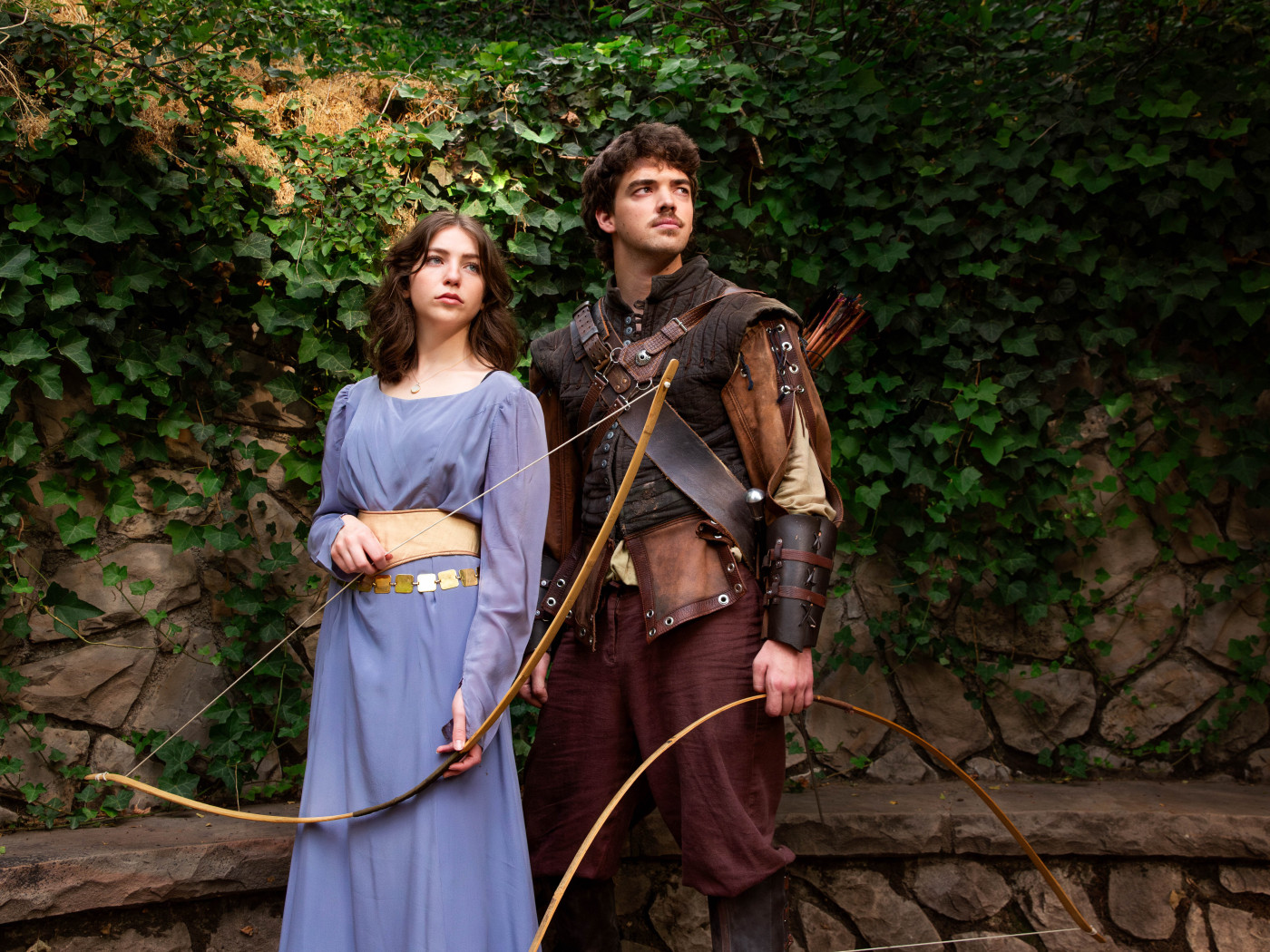 Macey Shackleford and Cade Freiermuth in "The Heart of Robin Hood" | Photo Todd Collins