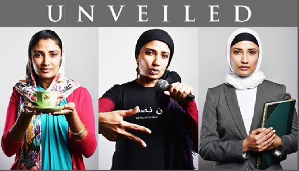 UNVEILED, a one-woman show, by Rohina Malik October 19-20 at the Post Theatre