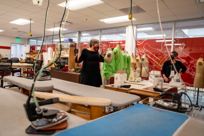 A glimpse into the costume lab with Brenda Van der Wiel
